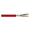 6UA234STPRM1R Remee 23 AWG 4 Pair Shielded Twisted Pairs Copper CMR Cat6a Non-plenum Network Cable - 1000' Reel - Red