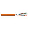 6UA234STPRM1Z Remee 23 AWG 4 Pair Shielded Twisted Pairs Copper CMR Cat6a Non-plenum Network Cable - 1000' Reel - Orange