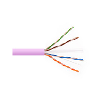 6UA234UTPRM1P Remee 23 AWG 4 Pair Unshielded Twisted Pairs (UTP) Stranded Copper CMR Cat6a Non-plenum Network Cable - 1000' Reel - Pink