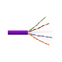 6UA234UTPRM1V Remee 23 AWG 4 Pair Unshielded Twisted Pairs (UTP) Stranded Copper CMR Cat6a Non-plenum Network Cable - 1000' Reel - Violet