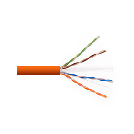 6UA234UTPRM1Z Remee 23 AWG 4 Pair Unshielded Twisted Pairs (UTP) Stranded Copper CMR Cat6a Non-plenum Network Cable - 1000' Reel - Orange