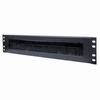 712774 Intellinet Network Solution 19" Cable Entry Panel - 2U with Brush Insert - Black