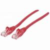 740241 Intellinet Network Cable Cat6 UTP RJ-45 Male / RJ-45 Male - 35 Feet - Red