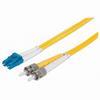 750011 Intellinet Fiber Optic Patch Cable Duplex - Single-Mode LC/ST - OS2 - 7.0 Feet - Yellow