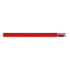 760121M1R Remee 12 AWG 2 Conductors Shielded Solid Bare Copper FPLP Plenum Fire Alarm Cables - 1000' Reel - Red