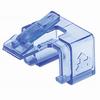 Show product details for 771443 Intellinet RJ45 Repair clip for RJ45 Modular Plug - Transparent Blue - 50 pack