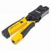 780124 Intellinet Network Solutions Universal Modular Plug Crimping Tool and Cable Tester 2-in-1 Crimper and Cable Tester - Cuts - Strips - Terminates and Tests