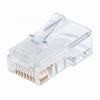 790512 Intellinet Cat5e RJ45 Modular Plugs Pro Line UTP 3-Prong for Solid Wire - 100 Plugs in Jar
