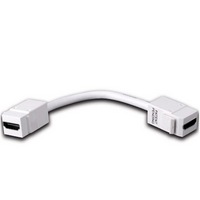 820490 Vanco Keystone Insert HDMI With/6 In Pigtail Whte