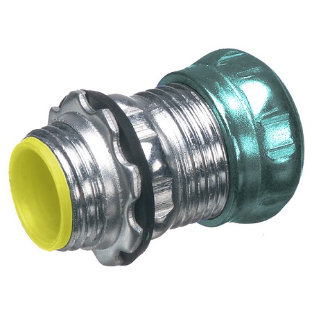 824ART-10 Arlington Industries EMT Rain Tight Compression Connectors with Insulated Th- Pack of 10