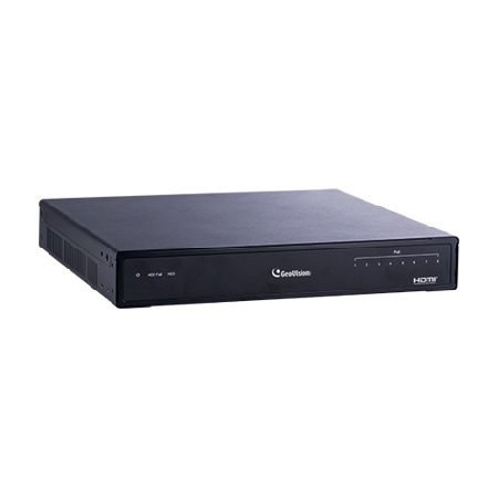 [DISCONTINUED] 84-SNR081W-001U Geovision GV-SNVR0811 8 Channel at 4K (2160p) NVR 80Mbps Max Throughput w/ Built-in 8 Port PoE Switch - No HDD