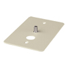 Show product details for 862W Panavise CCTV J-Box Plate Base - White