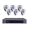 88-SN8EBD4701-2TB Geovision 8 Channel at 4K (2160p) NVR 48Mbps Max Throughput w/ Built-in 8 Port PoE - 2TB with 6 x 4MP Outdoor Eyeball IP Security Cameras
