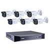 88-SN8UAB40-2TB UVS Line 8 Channel at 4K (2160p) NVR Kit 48Mbps Max Throughput - 2TB w/ Built-in 8 Port PoE and 6 x 4MP 4mm Outdoor IR Bullet IP Security Cameras