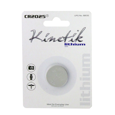 88135 UPG Kinetik Lithium 3V 1 PC Carded Coin Cell Battery