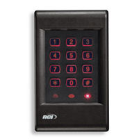 9325E Dormakaba Rutherford Controls Backlit Weatherproof Exterior Keypad - Black