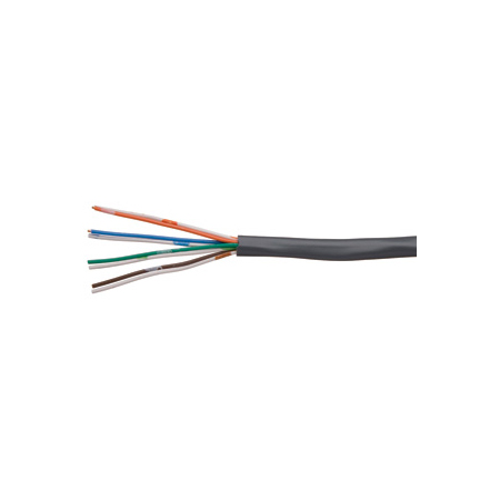96204-46-09 Coleman Cable Cat 3 24/4 Pair CMR (Gray, Beige) - 1000 Feet