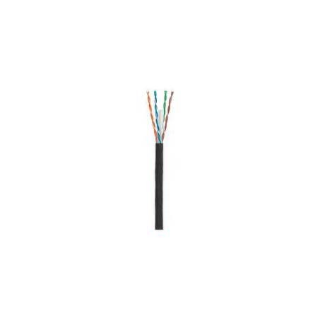 97200-46-08 Southwire 23 AWG 4 Unshielded Twisted Pairs (UTP) Solid Bare Copper CMR Non-plenum Cat6 Network Cable - 1000' Pull Box - Black