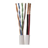 97395-06-23 Coleman Cable 1000' PowerWatch IP - Plenum CAT5 Siamese Cable - 24/4pr & 18/2 - REEL - Natural