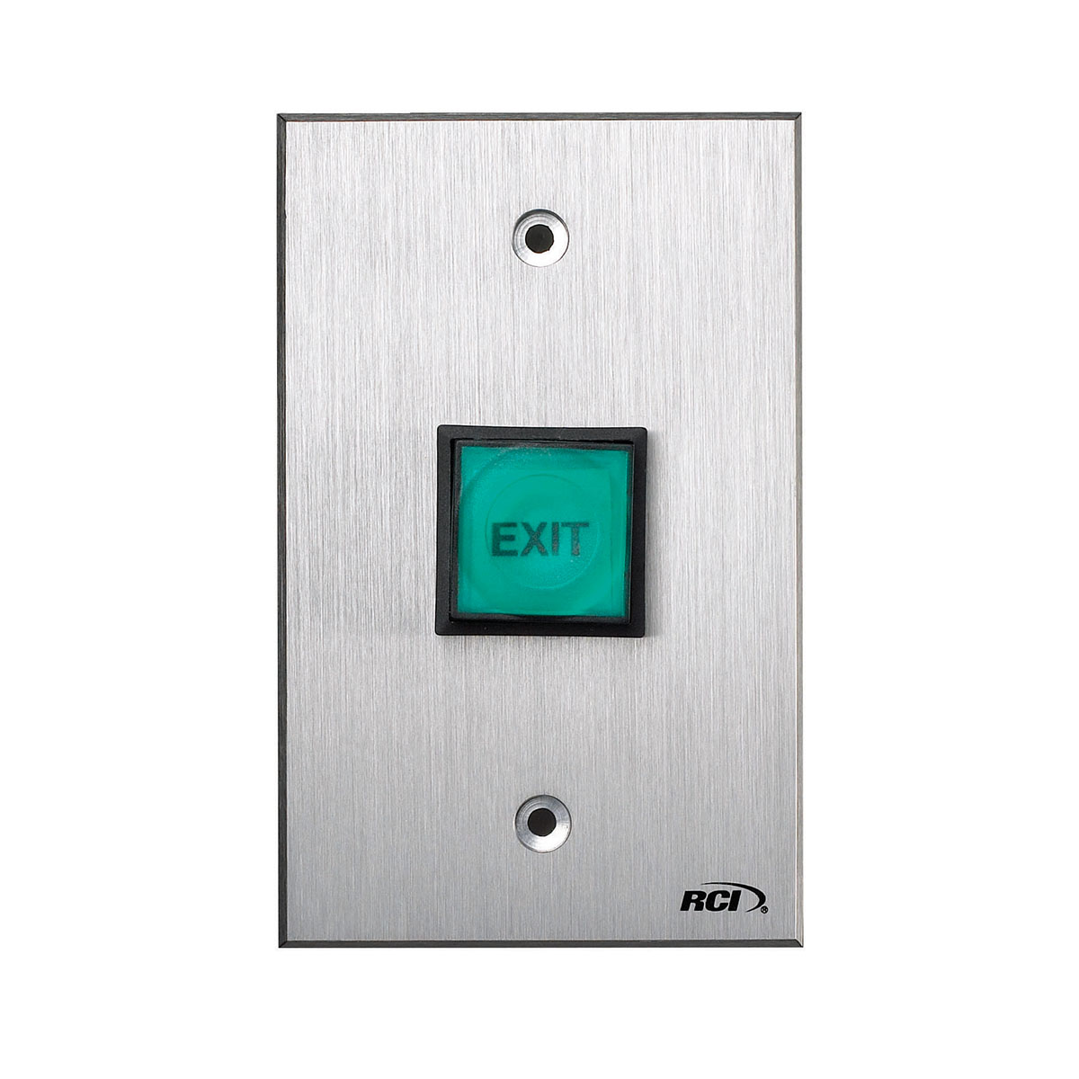 975-TD-05 x 28 Dormakaba Rutherford Controls Electronic Time-Delay Push Button Brushed Anodized Aluminum Faceplate 12VDC