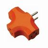 99068803  Southwire Tools and Equipment 3 Way Adapter - Orange