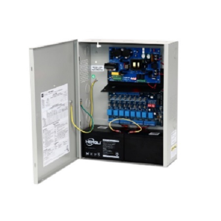 AL600ULACM Altronix 8 Output Fused Power Supply/Charger w/ Controller and Enclosure 12VDC or 24VDC @ 6 Amp