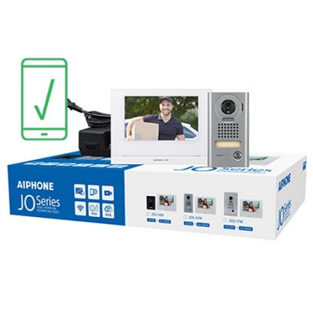 JOS-1VW Aiphone Mobile-Ready Box Set with 7" Monitor and Vandal Resistant Door Station