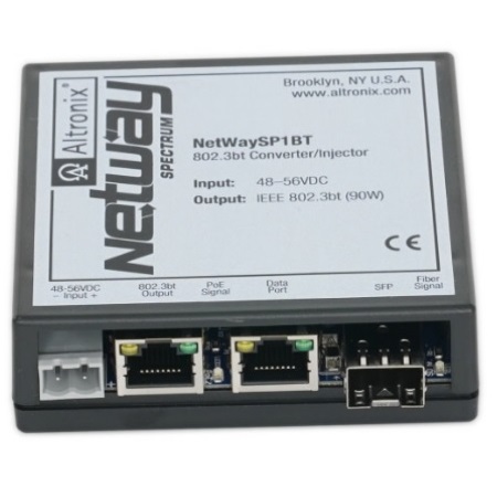 NETWAYSP1BT Altronix 802.3bt Media Converter/Injector