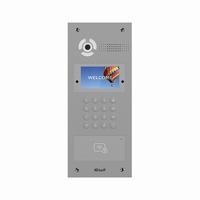 AA-07FBV-SILVER BAS-IP Multi-Apartment Entrance Panel with Connectivity System - Silver
