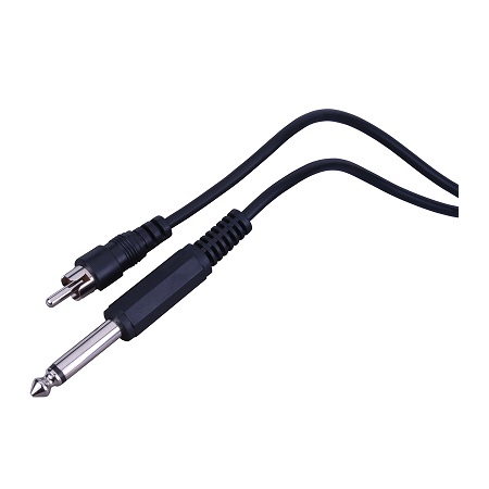 AC102 Vanco Cable RCA Plug 1/4 In Mono Plug 6 ft