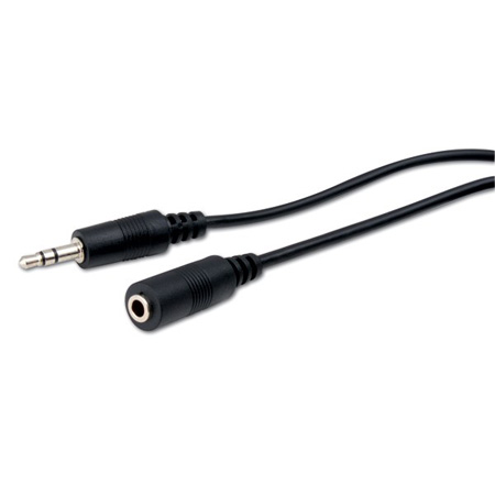 AC132 Vanco Cable 3.5 mm Stereo Plug To 3.5 mm Stereo Jack 6 ft