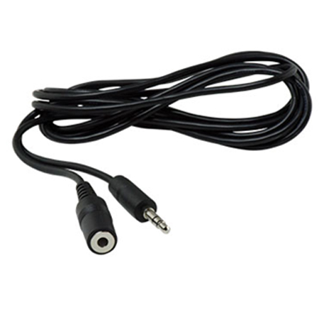 AC2506-BK Legrand On-Q Stereo 3.5mm M/F Audio Cable (6 ft)