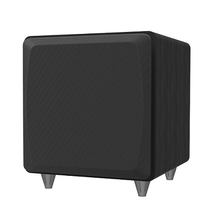 ADS8 Adept Audio ADS8 8" 180W Treated Paper Cone Digital Dual Drive Subwoofer - Black