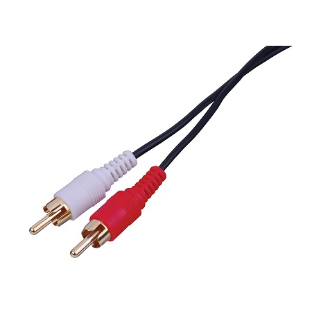 AG212X Vanco Cable Dual RCA Plug to RCA Plug 12ft Gold