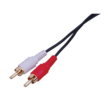 AG215X Vanco Cable Dual RCA Plug to RCA Plug 15ft Gold