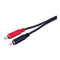 AGH217 Vanco Cable Dual RCA M - M OFC Gold RB 17 ft