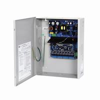 AL1024NKA8DQM Altronix 8 PTC 6Amp 24VDC or 6Amp 12VDC Access Control Power Supply in UL Listed NEMA 1 Indoor 12” W x 15.5” H x 4.5” D Steel Electrical Enclosure – Gray