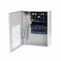 AL1024NKA8D Altronix 8 PTC 6Amp 24VDC or 6Amp 12VDC Access Control Power Supply in UL Listed NEMA 1 Indoor 12” W x 15.5” H x 4.5” D Steel Electrical Enclosure – Gray