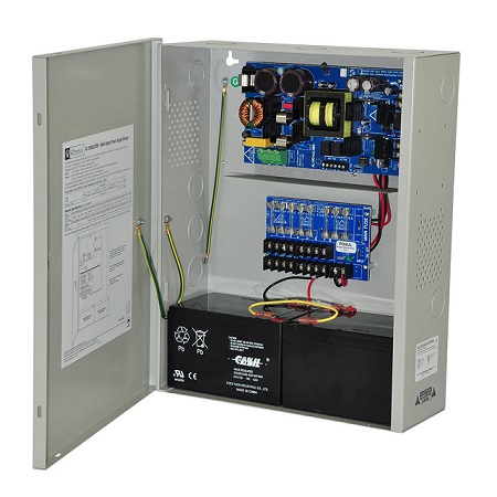 AL1024XPD8220 Altronix 8 Channel 10Amp 24VDC Power Supply in UL Listed NEMA 1 Indoor 12.25 W x 15.5 H x 4.5 D Steel Electrical Enclosure