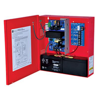 AL300ULPD4R Altronix 4 Output Fused Power Supply/Charger w/ Red Enclosure 12/24VDC @ 2.5 Amp