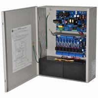 AL600ULACMCB Altronix 8 Output PTC Power Supply/Charger w/ Controller and Enclosure 12VDC or 24VDC @ 6 Amp