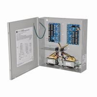 ALTV2416X220 Altronix 16 Channel 8 Amp 24VAC or 7 Amp 28VAC CCTV Power Supply in UL Listed NEMA 1 Indoor 13” W x 13.5” H x 3.25” D Steel Electrical  Enclosure - Gray