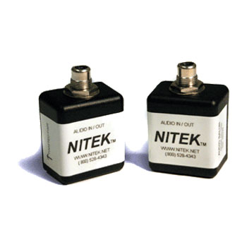 AS1000 Nitek Line Level Audio Extender - up to 2 Miles