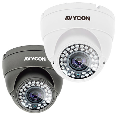 AVC-EH71V AVYCON 2.8-12mm 1000TVL Outdoor IR Day/Night Eyeball Analog Security Camera 12VDC