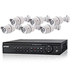 AVK-HN41B6-3T AVYCON 8 Channel NVR Kit 64Mbps Max Throughput - 3TB w/ 6 x 4MP Outdoor IR Bullet IP Security Cameras
