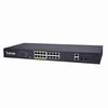 AW-FGT-180D-250 Vivotek 16 x  FE PoE + 2 GE Combo 250W Total Budget Unmanaged Switch