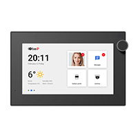 AZ-07L-BLACK BAS-IP IP Indoor Monitor with a 7-Inch IPS Touch-Screen Color Display - Vertical or Horizontal Mount - Android - Black