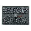 BGR-552FT-FC Middle Atlantic 552 CFM DC Fan Top w/ 8 Fans and Proportional Speed Fan Control for BGR Series - Black Finish