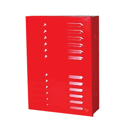 BW-100RNL Mier UL Listed NEMA Type 1 Indoor 11" W x 15" H x 4" D Metal Electrical Enclosure - Red - No Lock