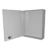 BW-101GUL Mier UL Listed NEMA Type 1 Indoor 15" W x 18" H x 4" D Metal Electrical  Enclosure - Gray